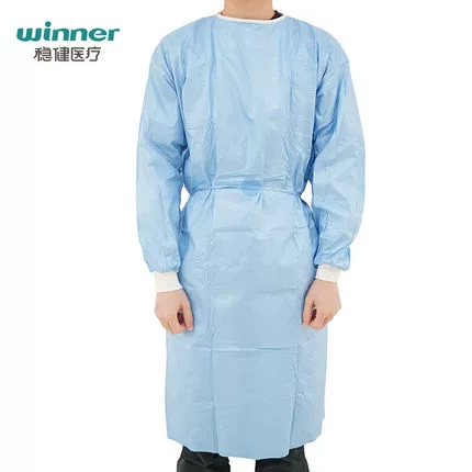 ①稳健Winner一次性使用隔离衣手术病房陪护反穿式隔离衣独立包装